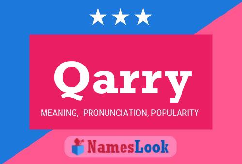 Póster del nombre Qarry