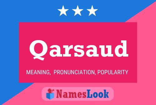 Póster del nombre Qarsaud