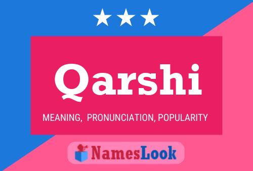 Póster del nombre Qarshi