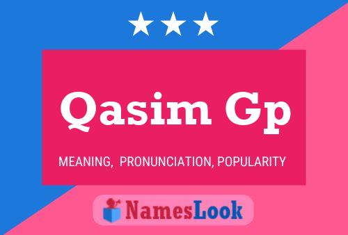 Póster del nombre Qasim Gp