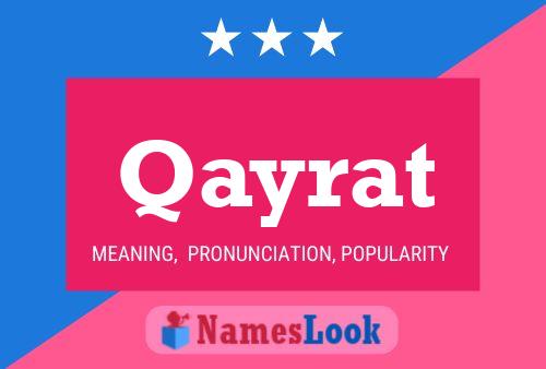 Póster del nombre Qayrat