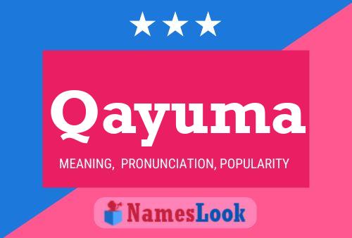 Póster del nombre Qayuma