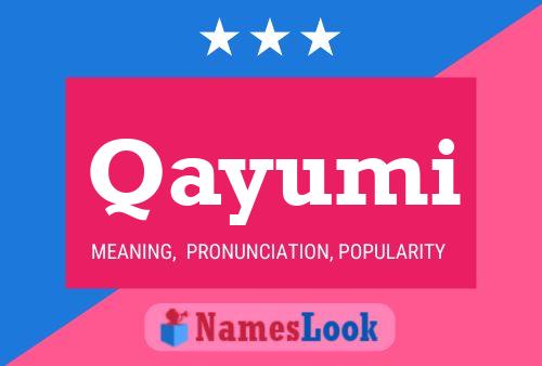 Póster del nombre Qayumi