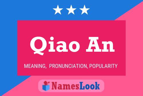 Póster del nombre Qiao An