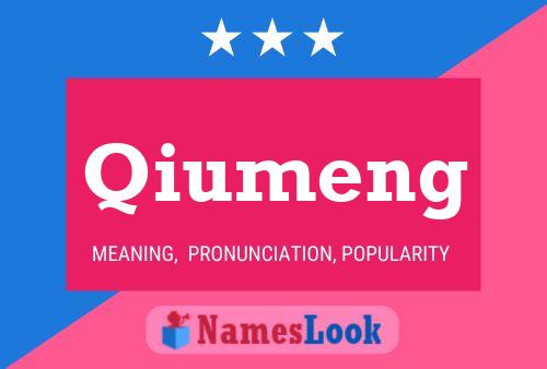 Póster del nombre Qiumeng