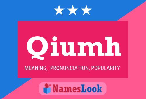 Póster del nombre Qiumh