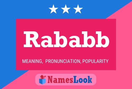 Póster del nombre Rababb