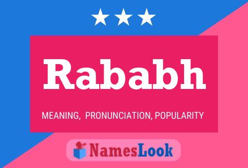 Póster del nombre Rababh