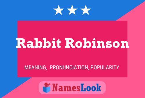 Póster del nombre Rabbit Robinson