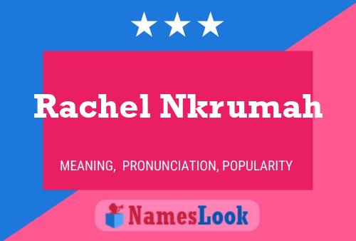 Póster del nombre Rachel Nkrumah