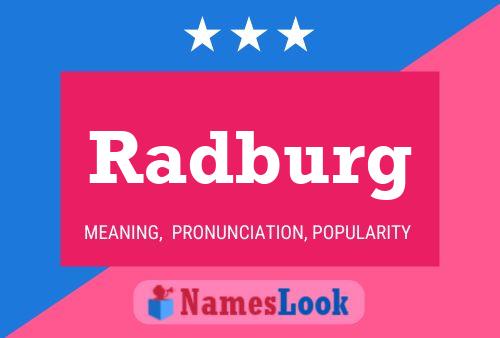 Póster del nombre Radburg