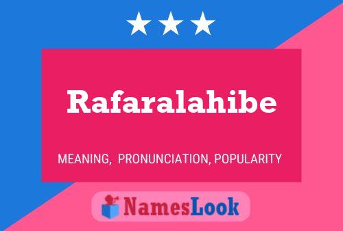 Póster del nombre Rafaralahibe