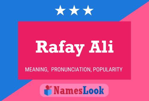 Póster del nombre Rafay Ali