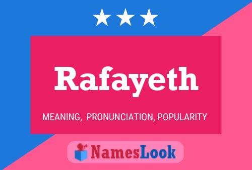 Póster del nombre Rafayeth