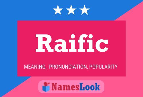 Póster del nombre Raific