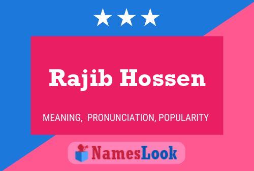 Póster del nombre Rajib Hossen