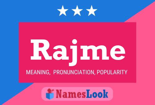 Póster del nombre Rajme