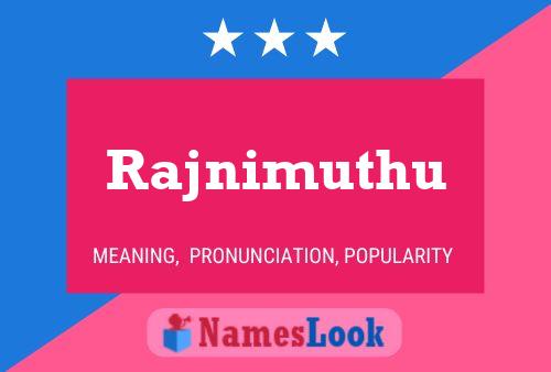 Póster del nombre Rajnimuthu