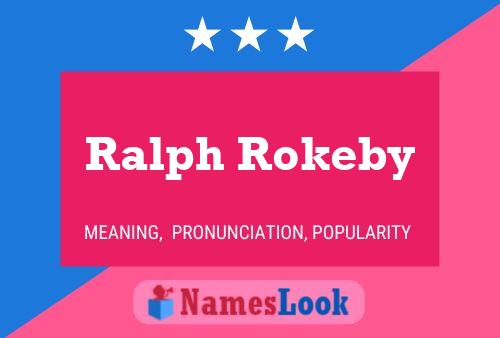 Póster del nombre Ralph Rokeby