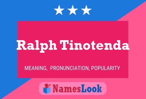 Póster del nombre Ralph Tinotenda