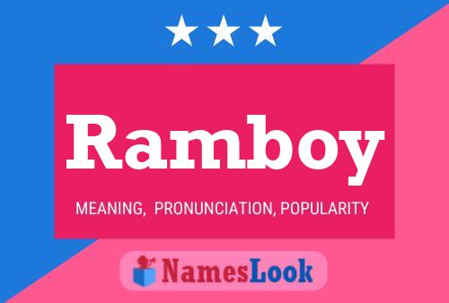 Póster del nombre Ramboy