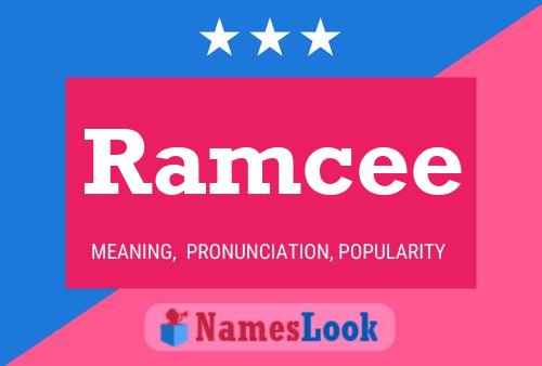 Póster del nombre Ramcee