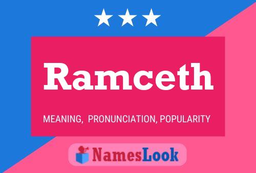 Póster del nombre Ramceth