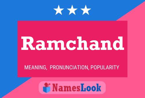 Póster del nombre Ramchand