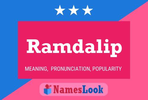 Póster del nombre Ramdalip