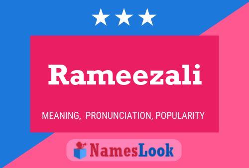 Póster del nombre Rameezali