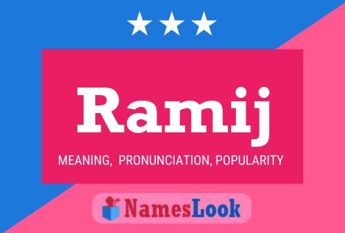 Póster del nombre Ramij