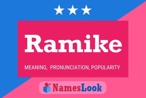 Póster del nombre Ramike