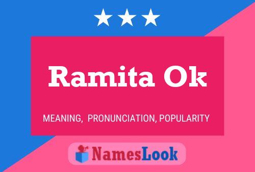 Póster del nombre Ramita Ok