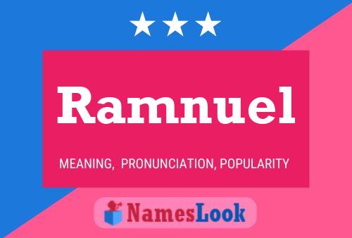 Póster del nombre Ramnuel