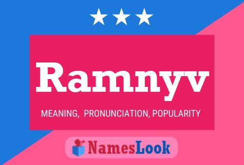 Póster del nombre Ramnyv