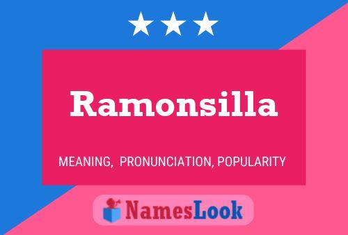 Póster del nombre Ramonsilla