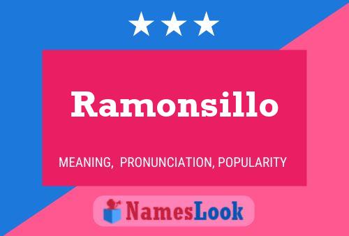 Póster del nombre Ramonsillo