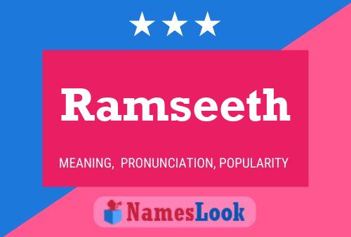 Póster del nombre Ramseeth