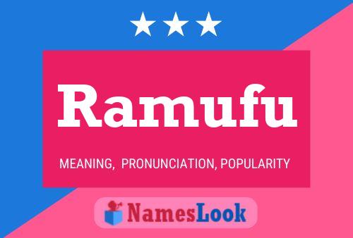 Póster del nombre Ramufu