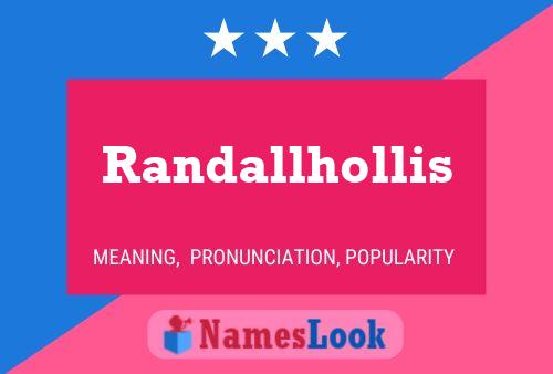 Póster del nombre Randallhollis