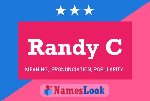 Póster del nombre Randy C