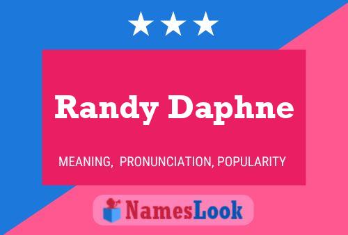 Póster del nombre Randy Daphne