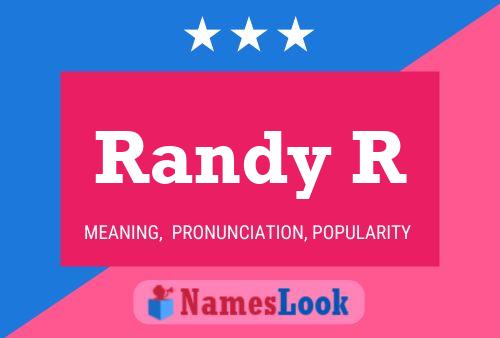 Póster del nombre Randy R