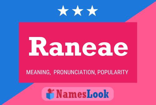 Póster del nombre Raneae