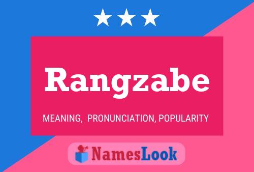 Póster del nombre Rangzabe