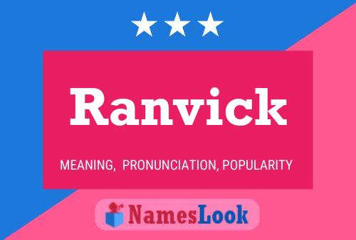 Póster del nombre Ranvick