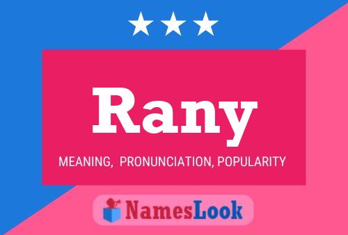 Póster del nombre Rany