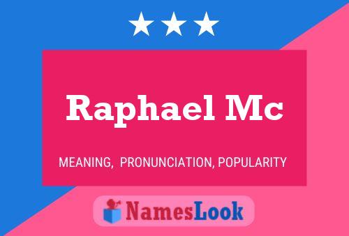 Póster del nombre Raphael Mc