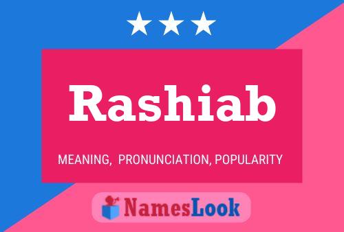 Póster del nombre Rashiab