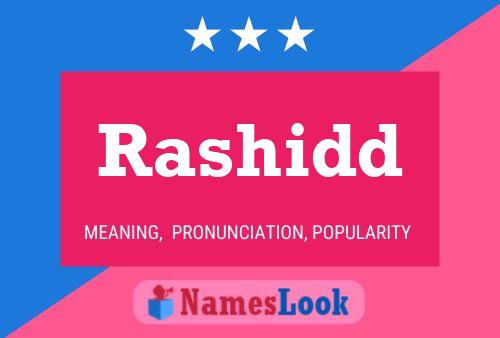 Póster del nombre Rashidd